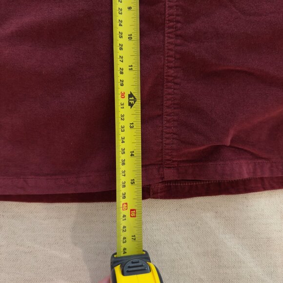 Madewell Stretch Velveteen Straight Zip Mini Skirt in Dark Cabernet - Picture 7 of 12